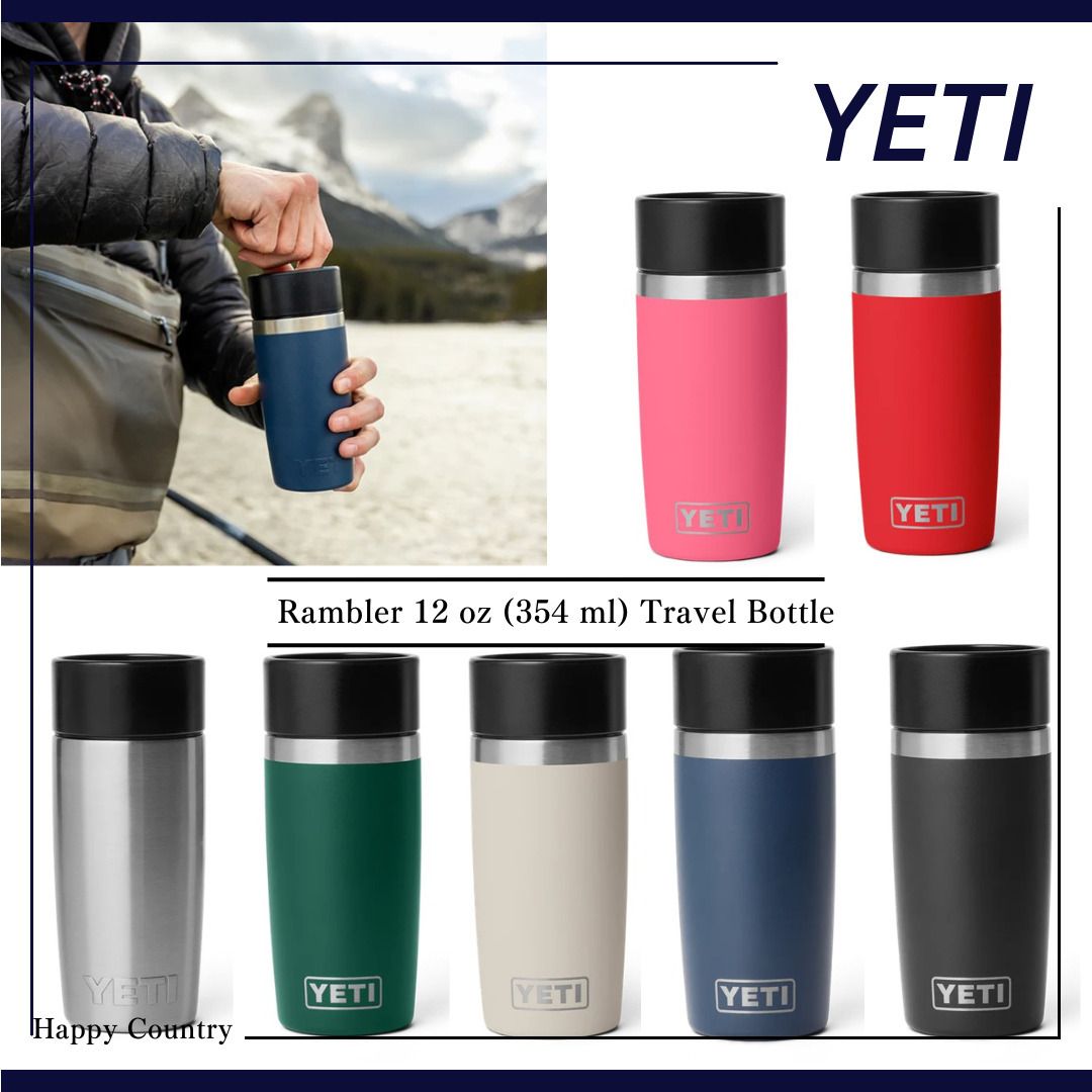 定番人気マグ【YETI】Rambler 12oz(354ml)トラベルボトル (YETI