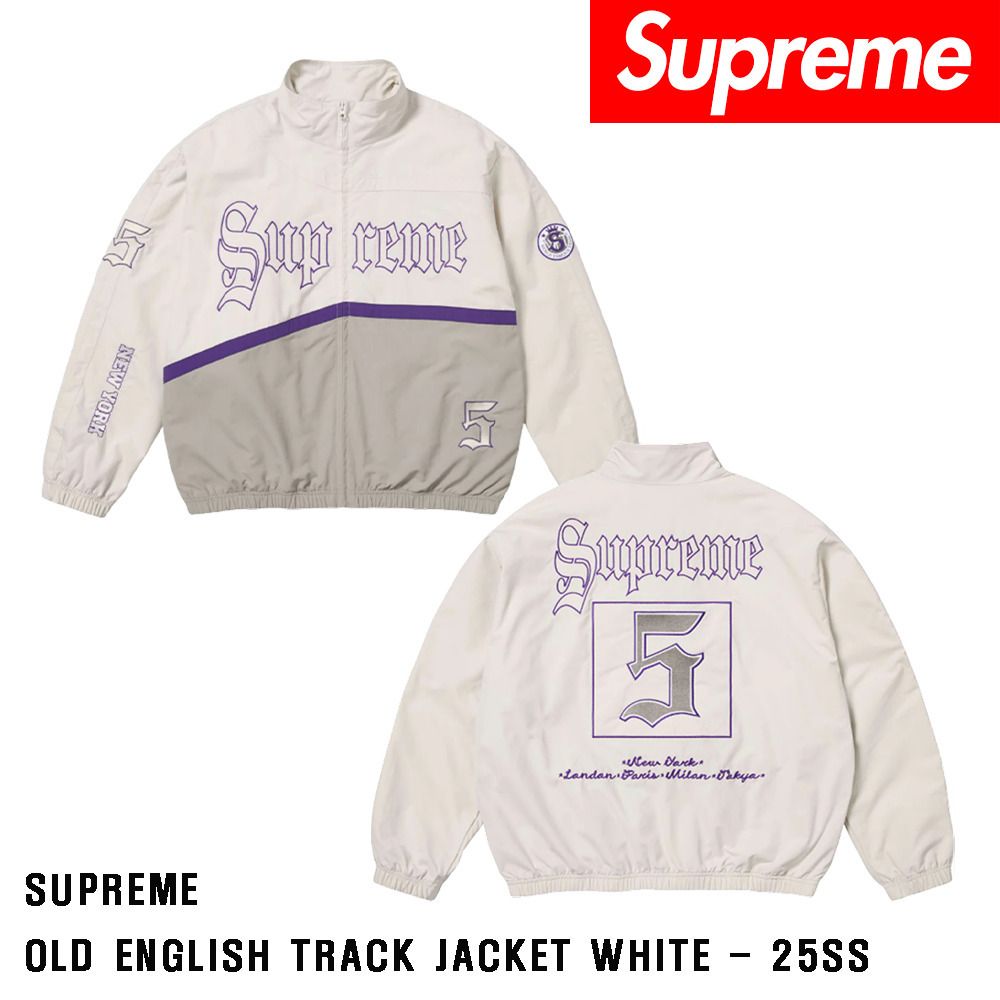 Supreme】☆Old English Track Jacket - 25SS☆送料・関税込