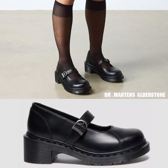 Dr Martens☆ALDERSTONE メリージェーン☆BLACK (Dr.Martens