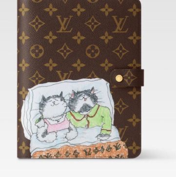 LOUIS VUITTON x グレースコディントン 猫 アジェンダカバーMM (Louis