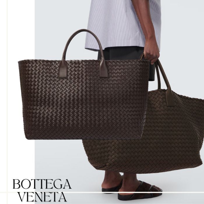 ≪洗練された個性≫【BOTTEGA VENETA】カバ マキシ トートバッグ