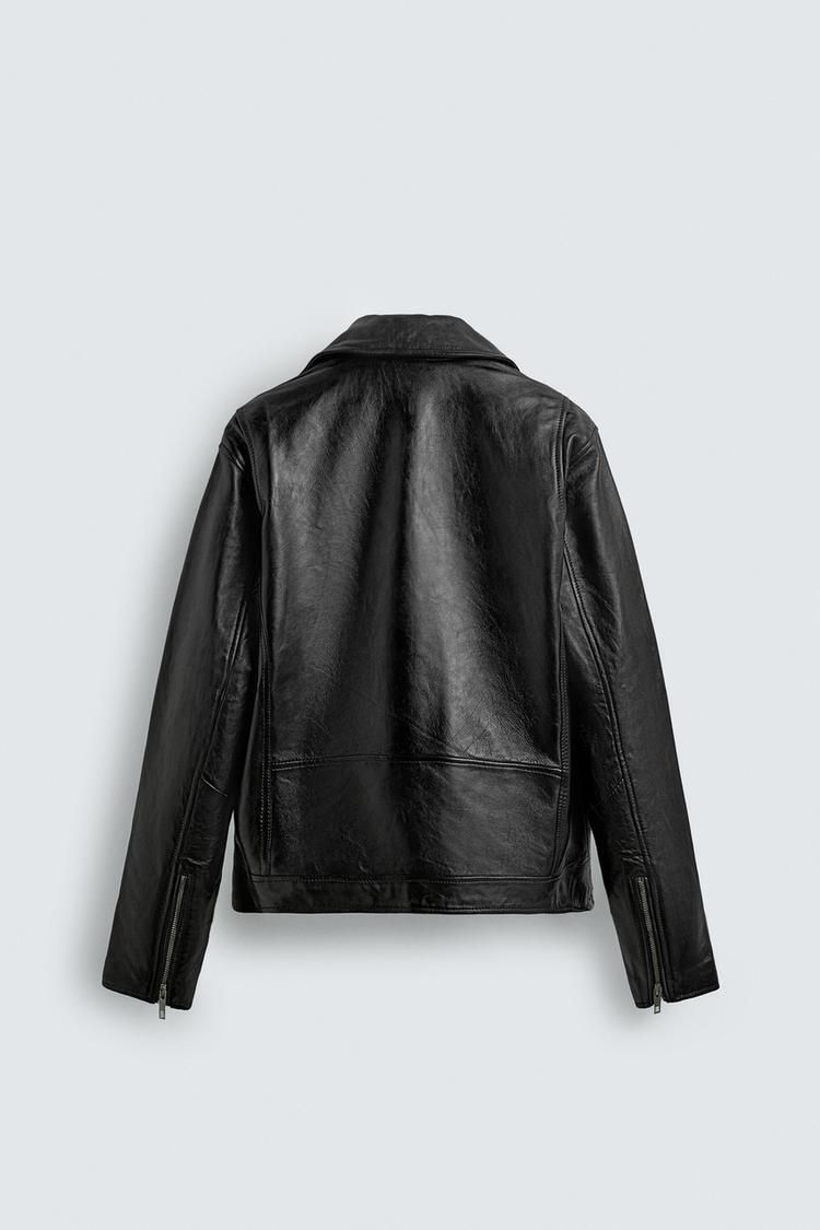 ZARA】レザーバイカージャケット ブラック | 5388/700/800 (ZARA