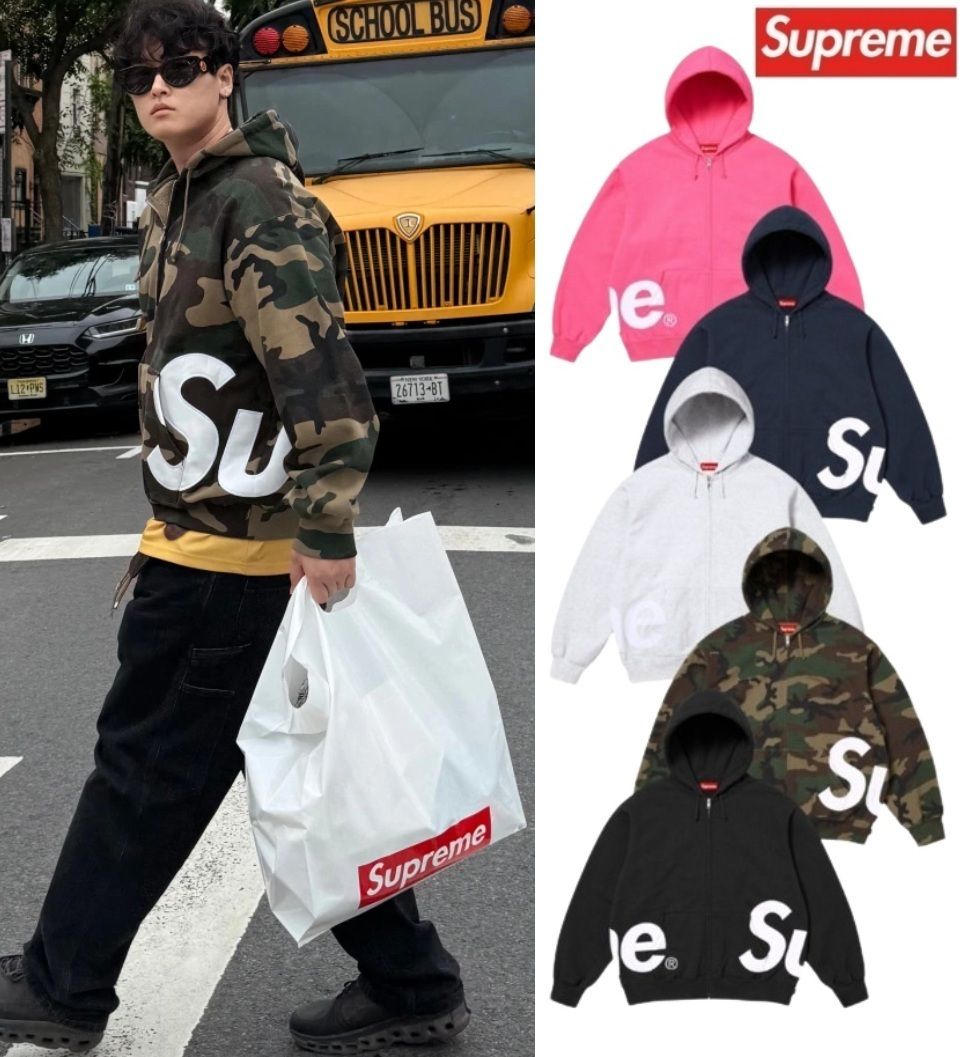 Supreme】Big Logo Zip Up Hooded Sweatshirt (Supreme/パーカー