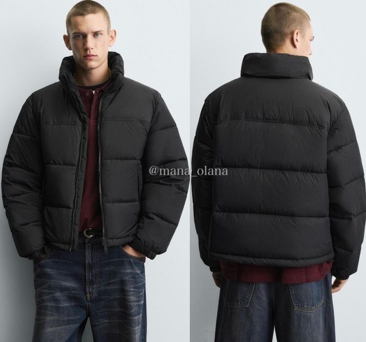 国内発送☆ZARA☆リラックスフィット*パフジャケット (ZARA/ダウン