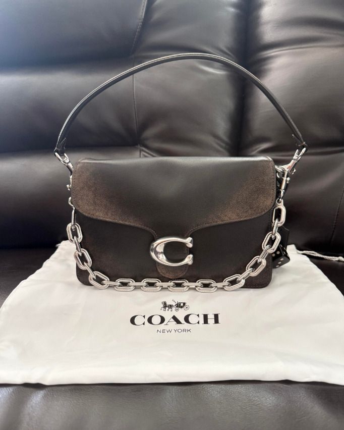 COACH ブティック】チェーン タビー ショルダー ラブドレザー (Coach