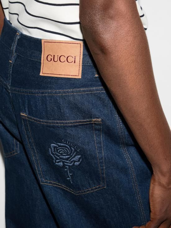 GUCCI Men Denim Pants 815629XDC6V 4759 Blue (GUCCI/デニム
