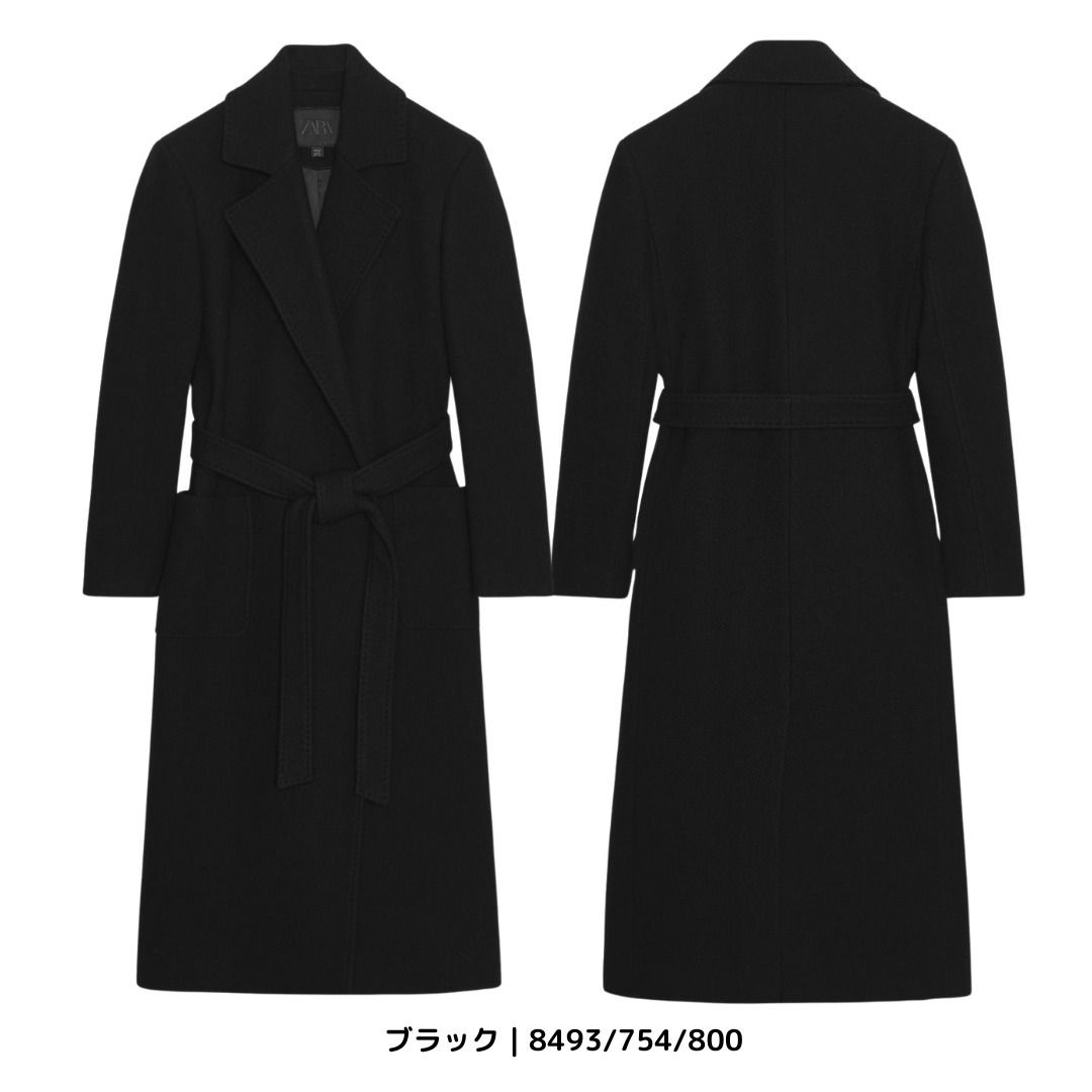 ZARA】ZW COLLECTION ウールブレンドコート 8493/754/800 (ZARA/コート