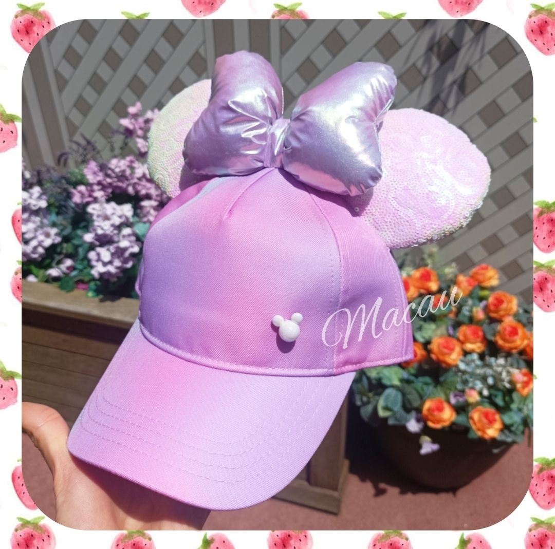 香港ディズニー20周年☆ミニーちゃん グラデーションキャップ (Disney