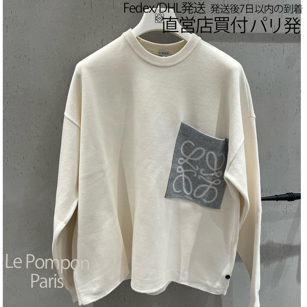 LOEWE☆アナグラムポケットセーター（コットンブレンド） (LOEWE