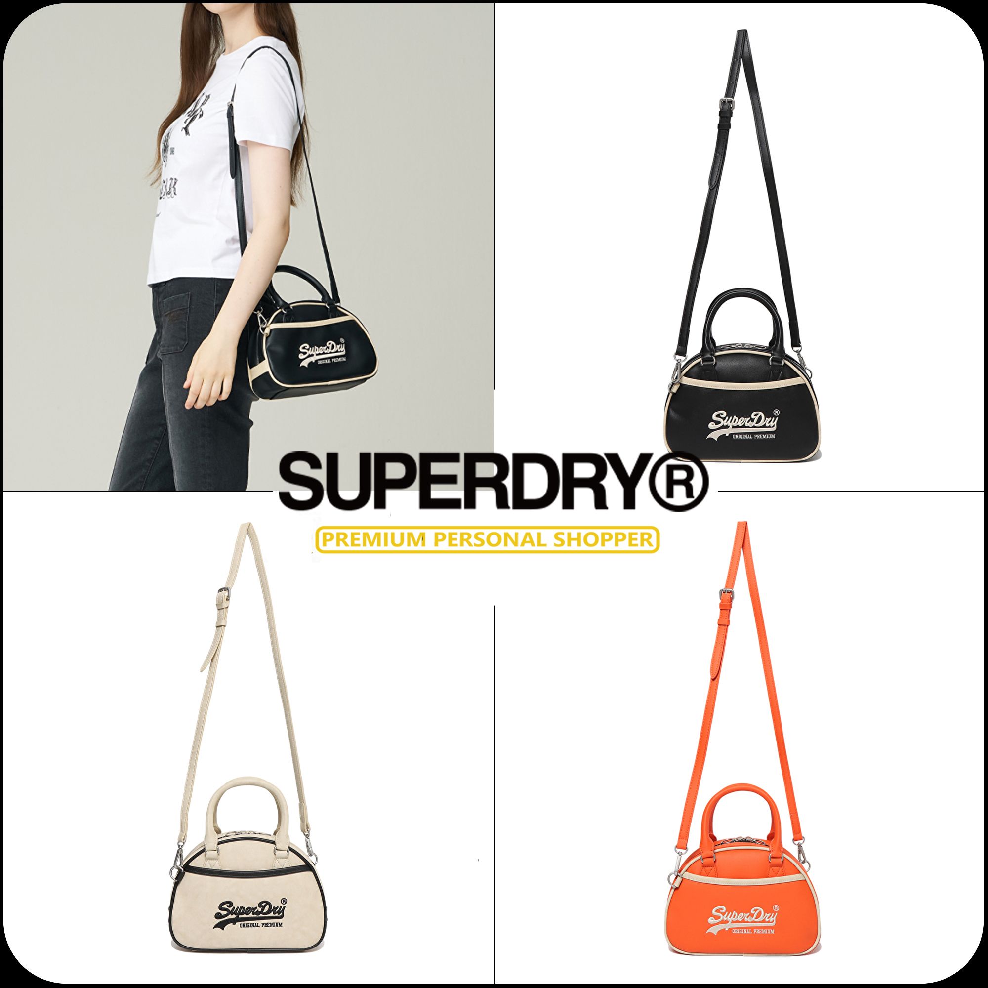 SUPERDRY]☆韓国人気☆HERITAGE MINI CROSS BAG (Superdry(極度乾燥し