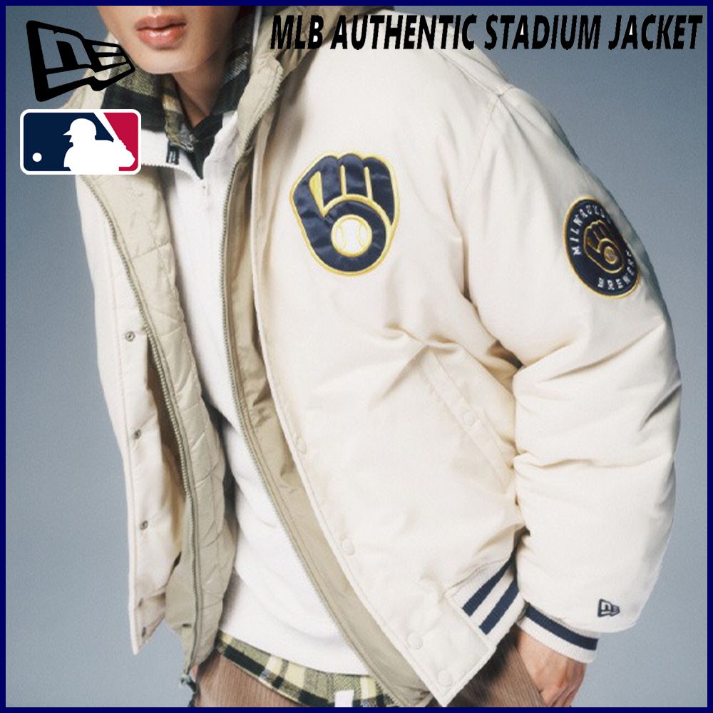 STADIUM JACKET☆ニューエラ☆ミルウォーキー・ブルワーズ (New Era