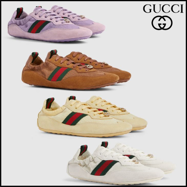 25新作 グッチ シフト ウィメンズ スニーカー ファブリック (GUCCI