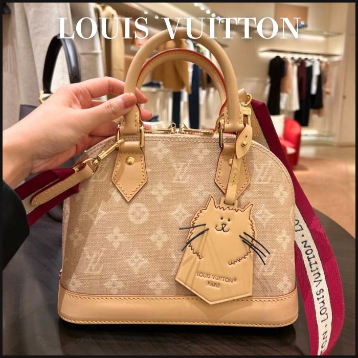 猫好き必見×限定コラボ！【Louis Vuitton】アルマBBバッグ (Louis
