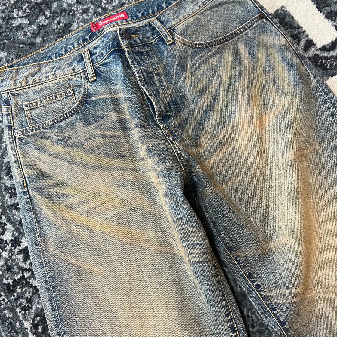 SUPREME】Regular Jean Dirty Indigo - 25FW (Supreme/デニム