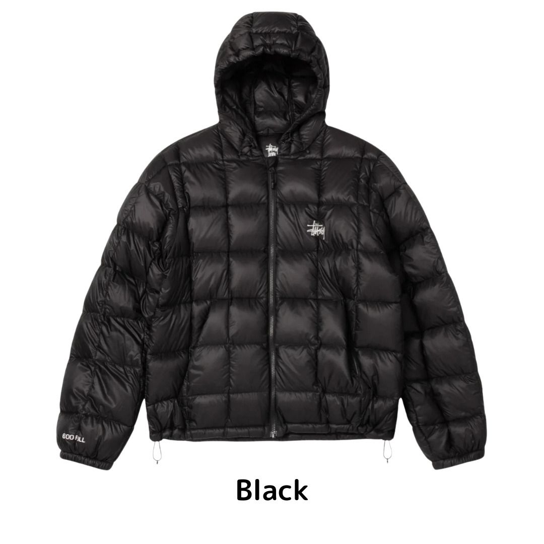 MIDWEIGHT HOODED PUFFER ロゴ ダウンジャケット (STUSSY/ダウン