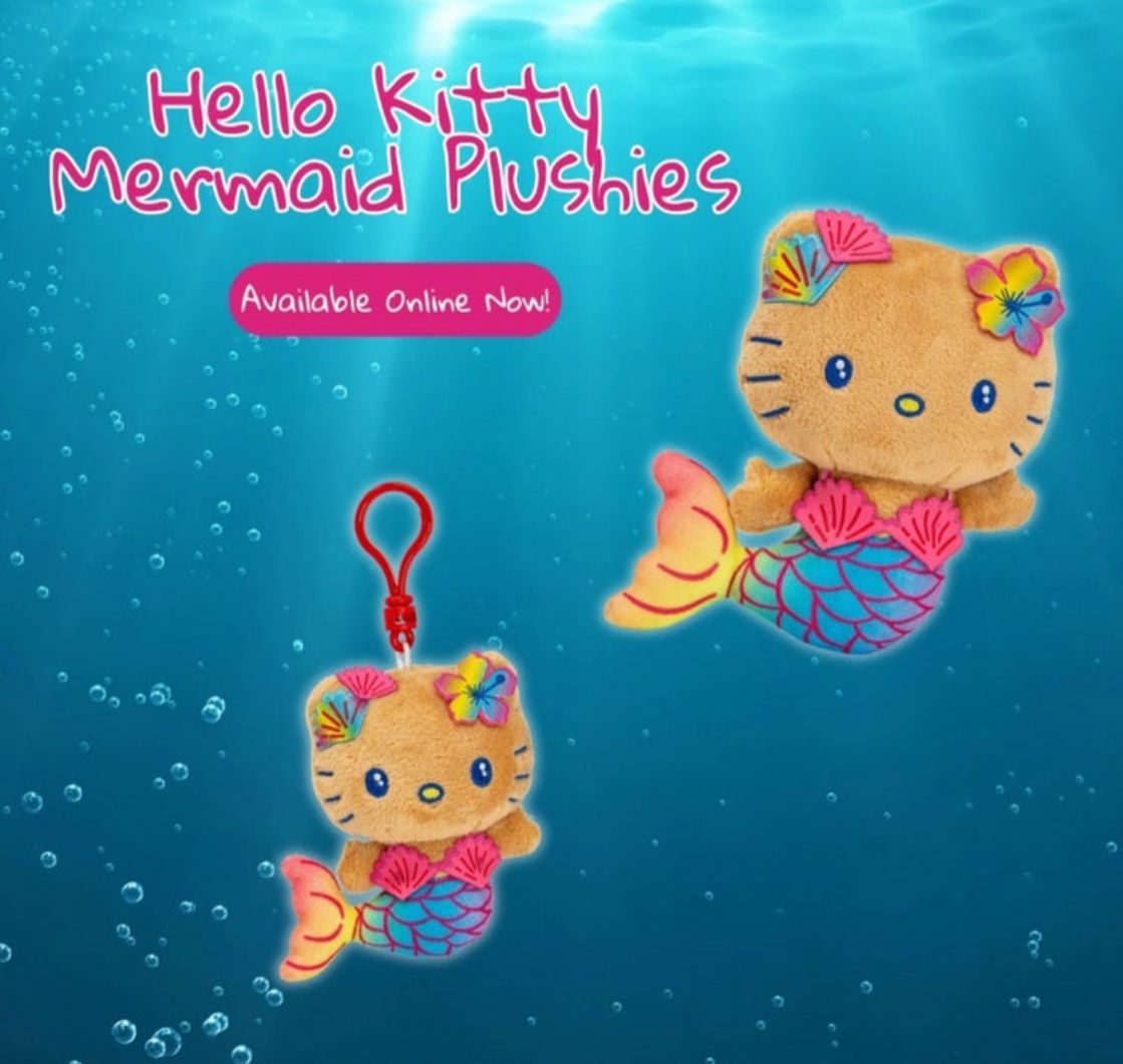 ハワイABCストア限定☆ぬいぐるみ 日焼けキティ マーメイド 人魚 (ABC