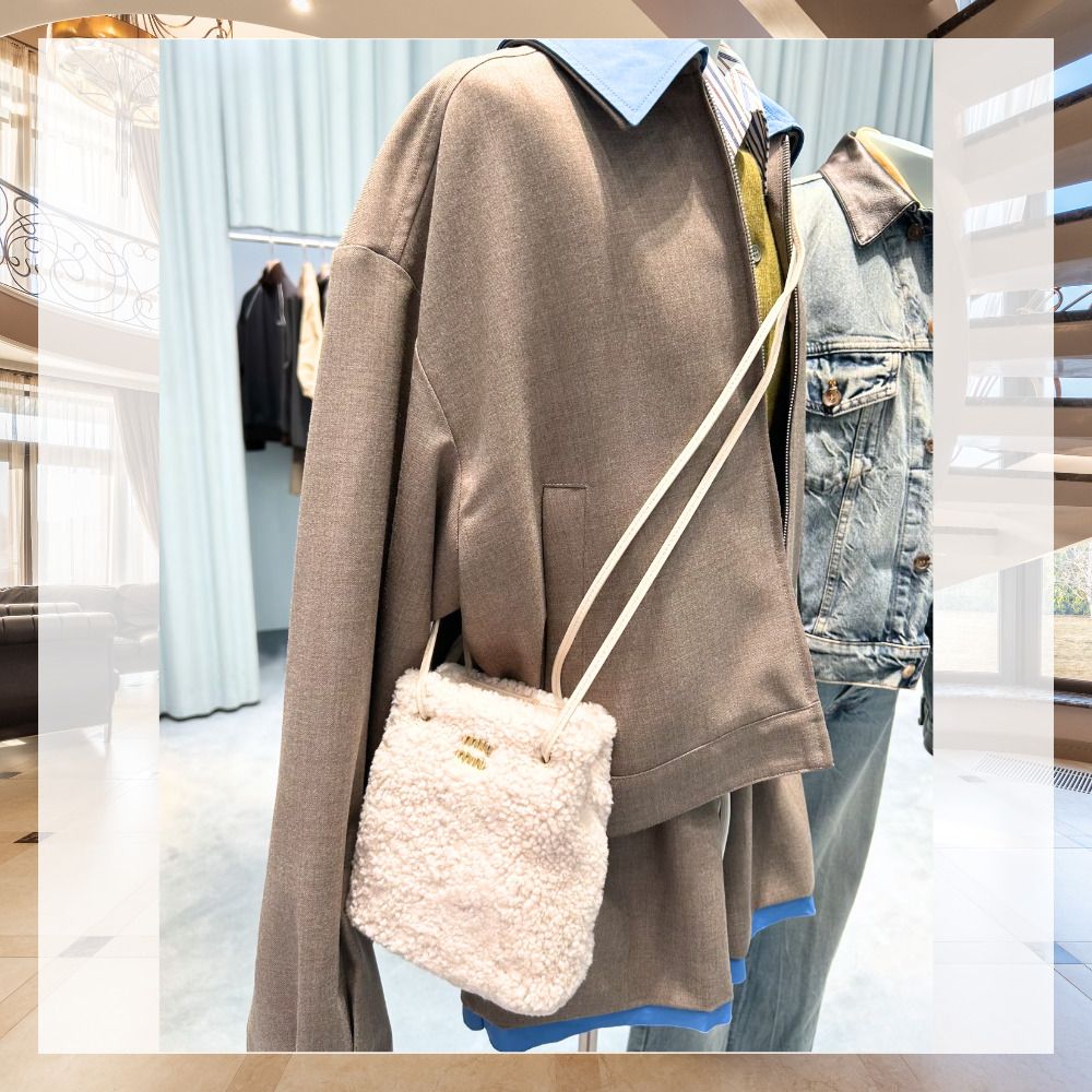 MiuMiu】ギャバジンジャケット＆ミニスカート セットアップ (MiuMiu