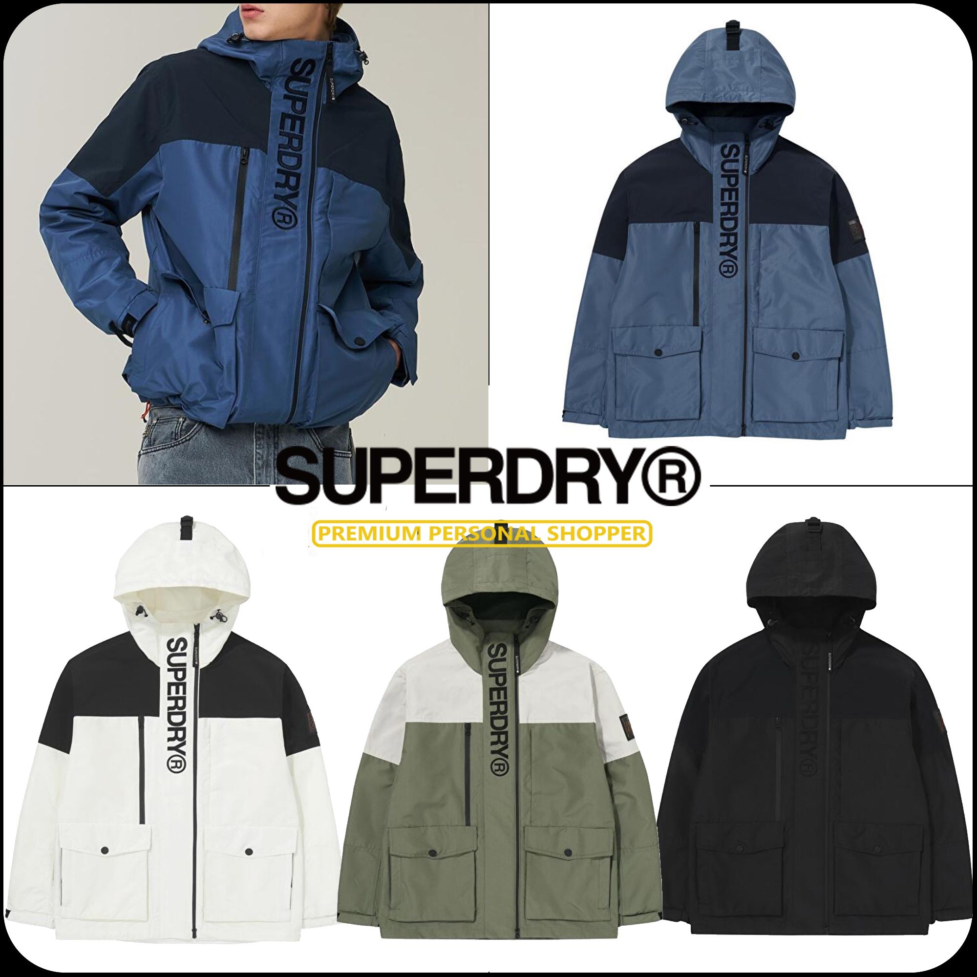 SUPERDRY]☆韓国人気☆SIGNATURE WINDCHEATER JACKET (Superdry(極度