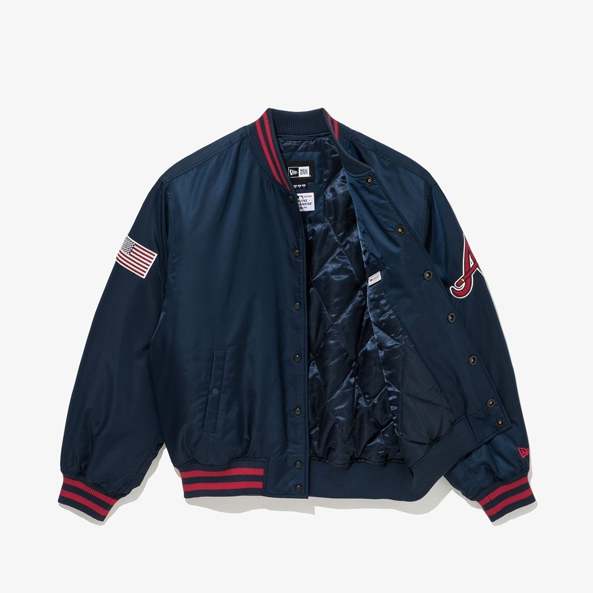 NEW ERA : MLB Atlanta Braves スタジアムジャケット (New Era