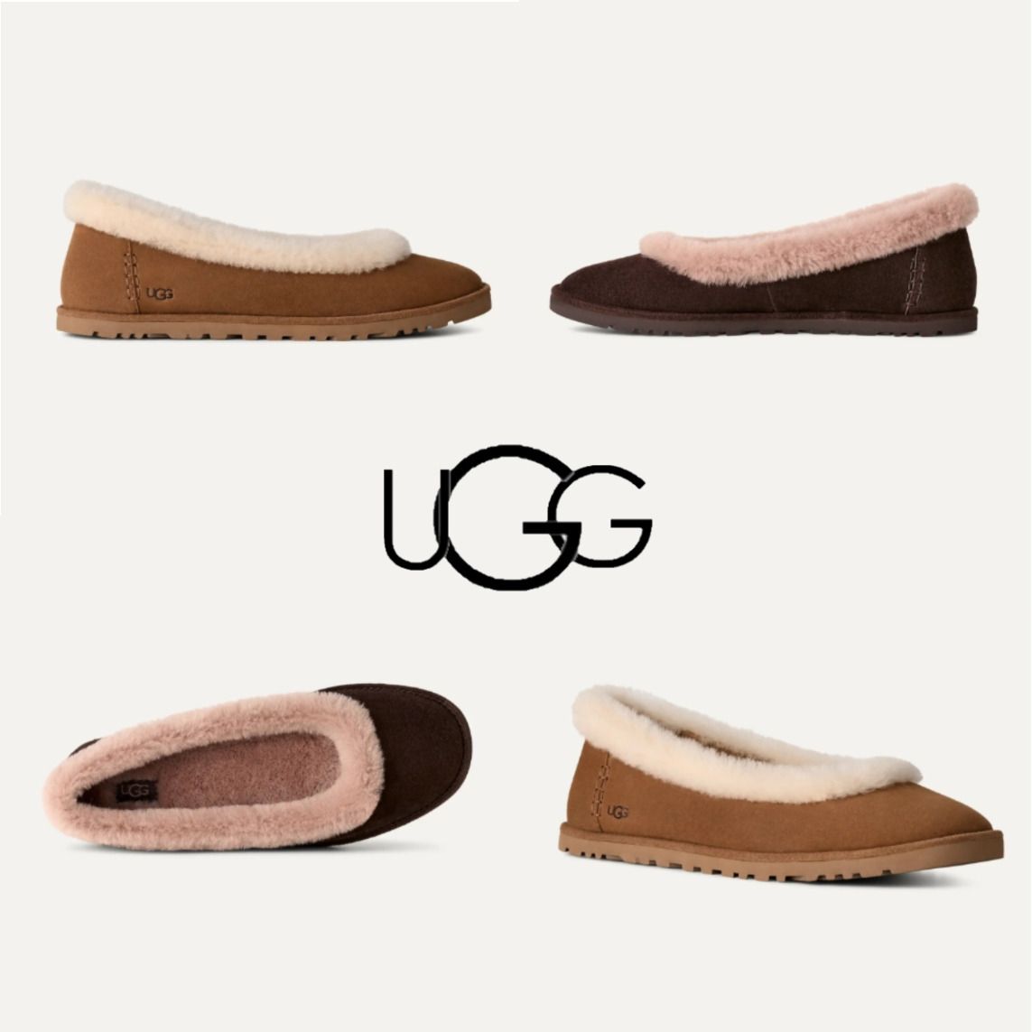 UGG】Zora Ballet Flat 個性あふれるスタイル バレエシューズ (UGG