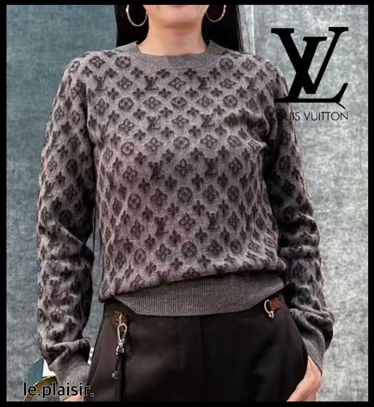 人気♡】Louis Vuitton モノグラム ニットセーター 長袖 (Louis