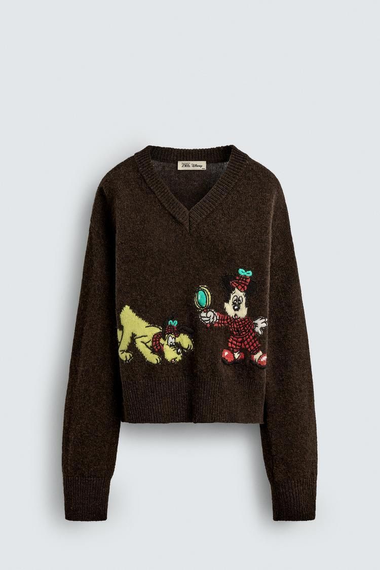 プルート + ミッキー HARRY LAMBERT FOR ZARA X DISNEY セーター (ZARA