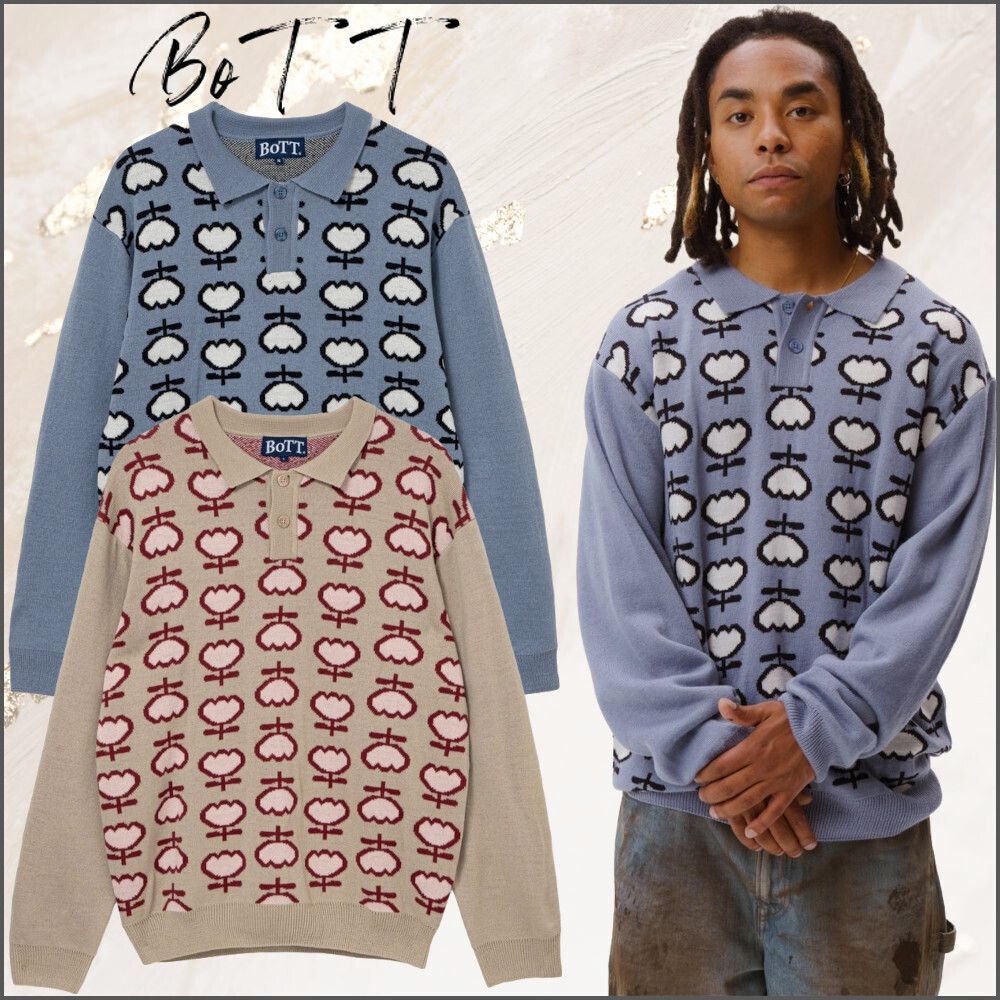 完売前に【BoTT】Tulip Knit Polo (BoTT/ポロシャツ) 122835324【BUYMA】