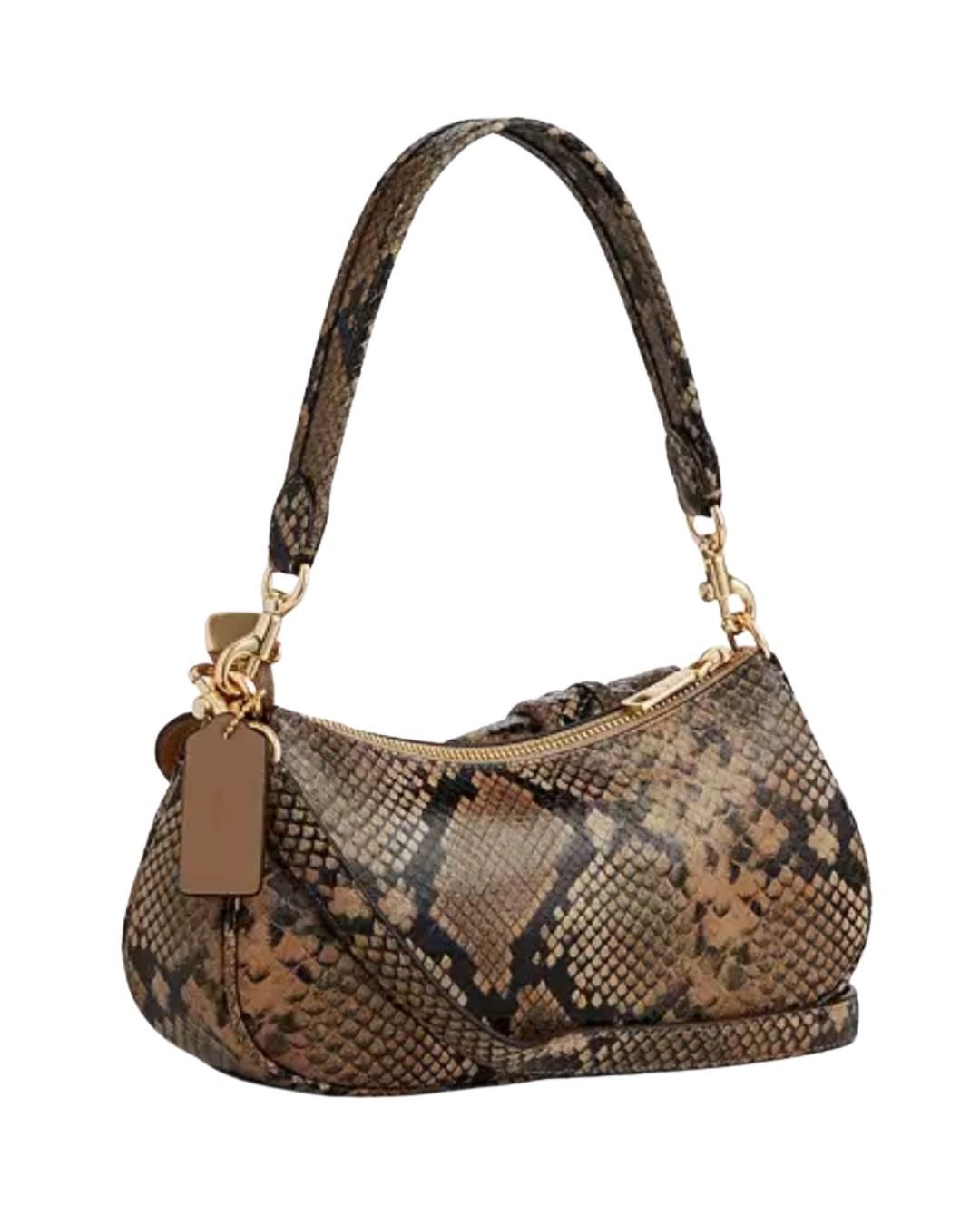 COACH☆国内即発アシュトン バッグ・スネークプリント高級感あり