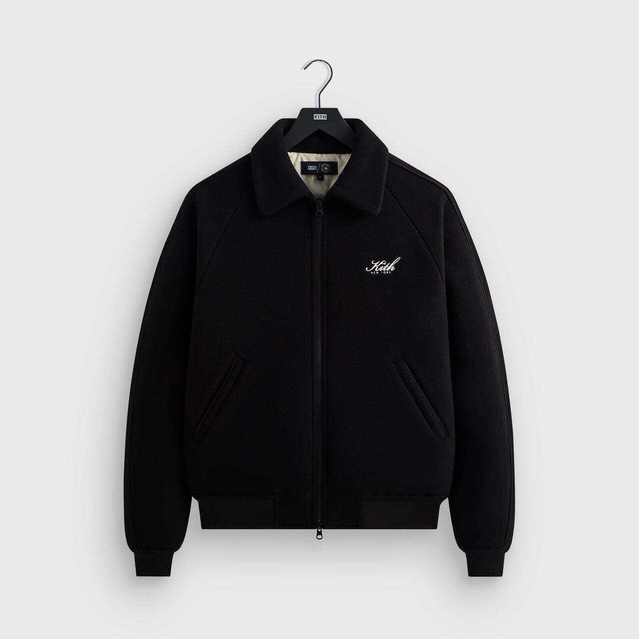 KITH x Yankees】上質メルトンウール ラグラン スタジャン (KITH NYC