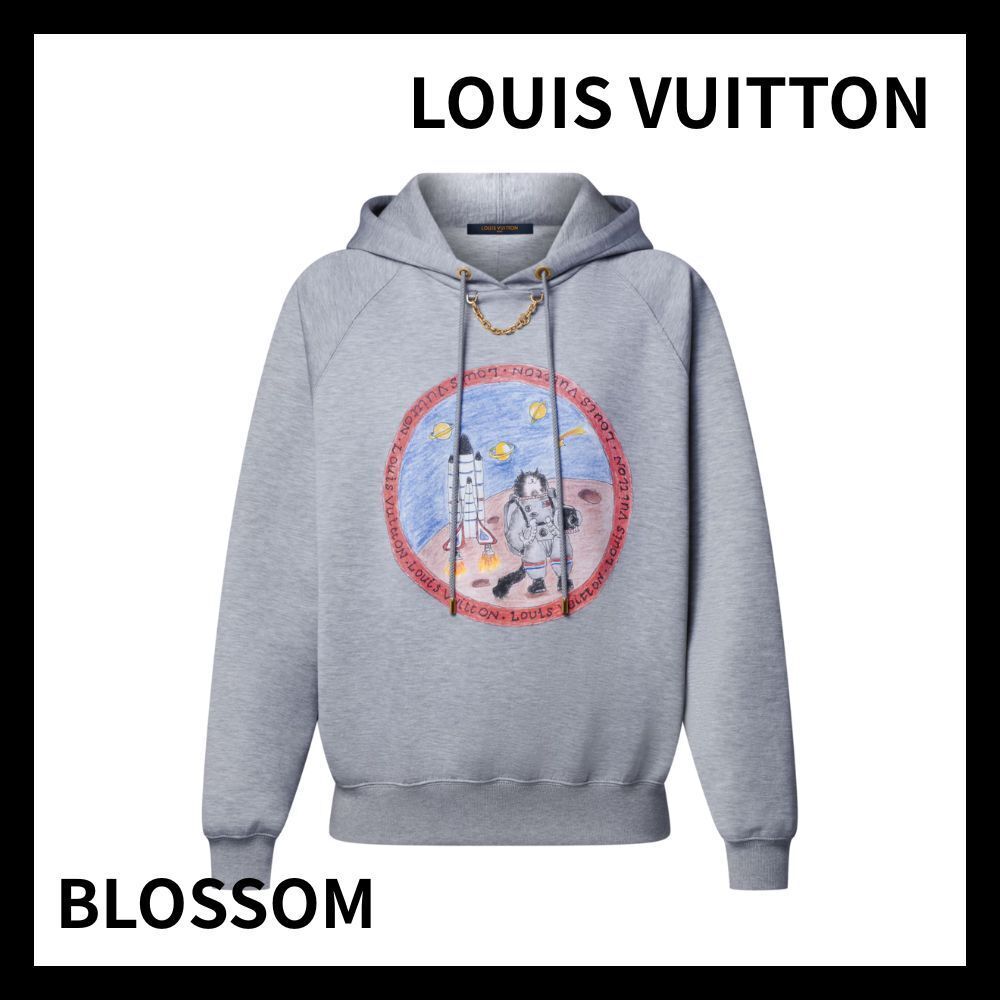 LOUIS VUITTON】限定コラボ☆ 猫のスタンプパーカー (Louis Vuitton