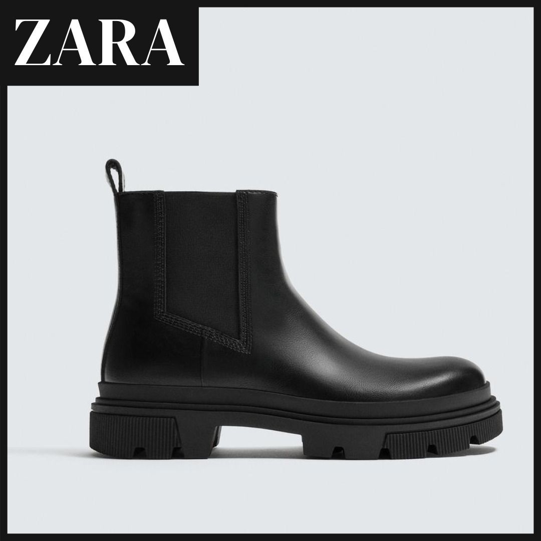 ZARA】チャンキーチェルシーブーツ (ZARA/ブーツ) 123034464【BUYMA】