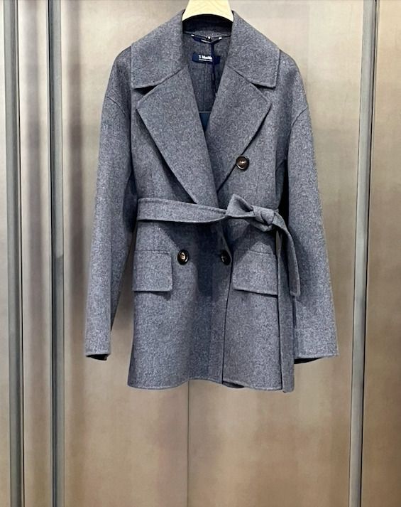 S MaxMara［オルネッラ］ピュアウールショートコート♪ (S Max Mara