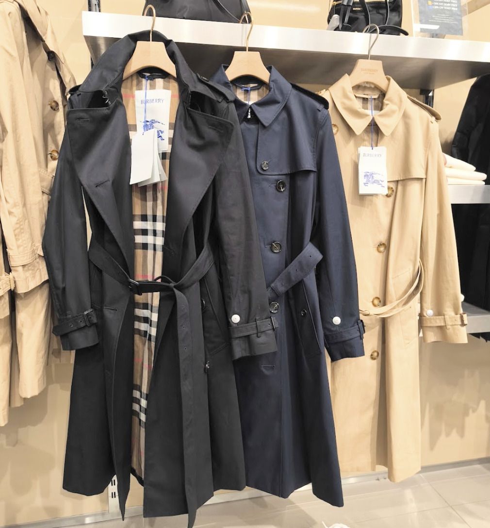 BURBERRY】HONEYWELL LONG ダブルブレストトレンチコート (Burberry