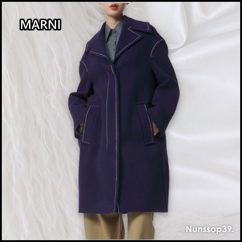 MARNI》 ウールコート (MARNI/コート) 123045190【BUYMA】