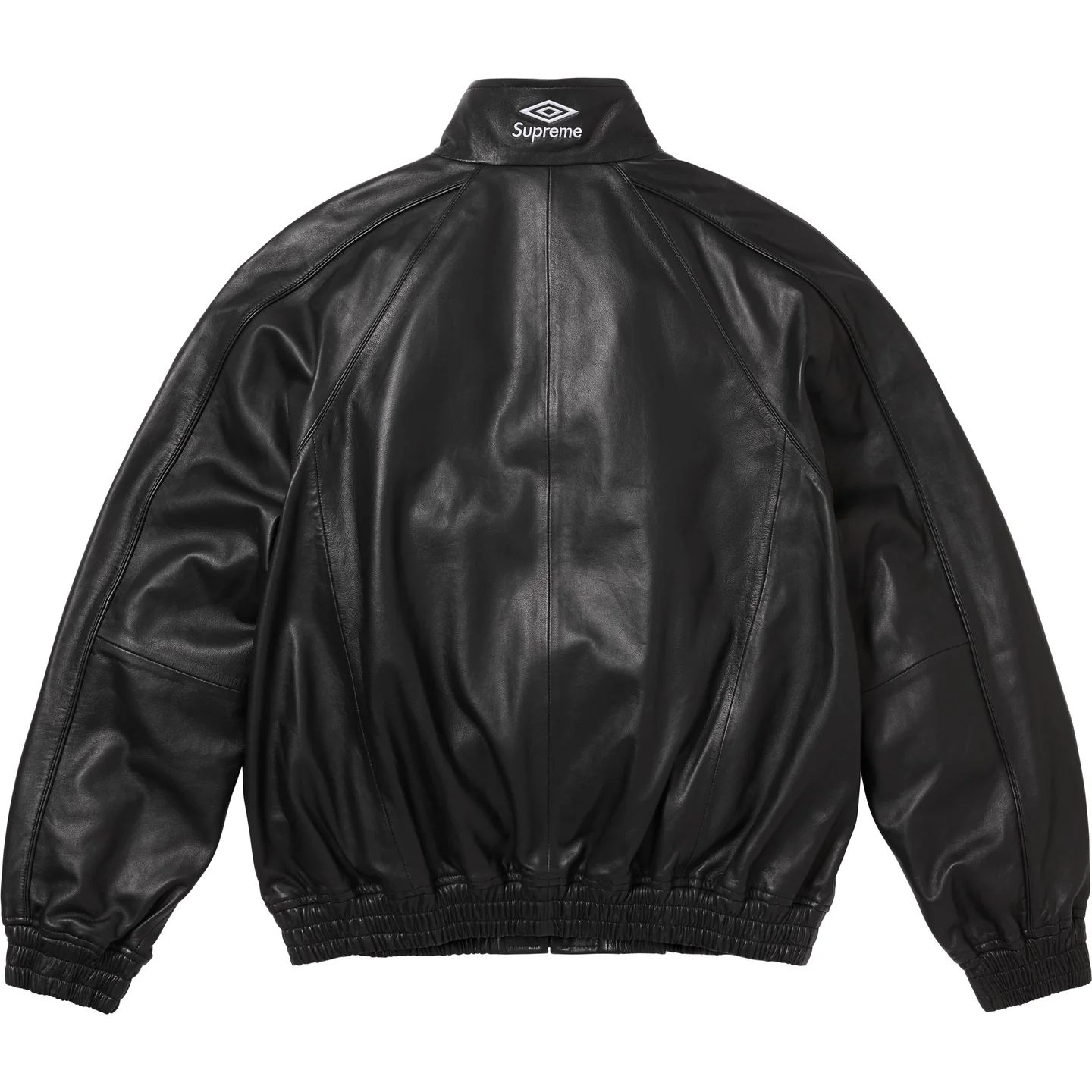Supreme x Umbro】Leather Track Jacket Black - 25FW (Supreme/レザー