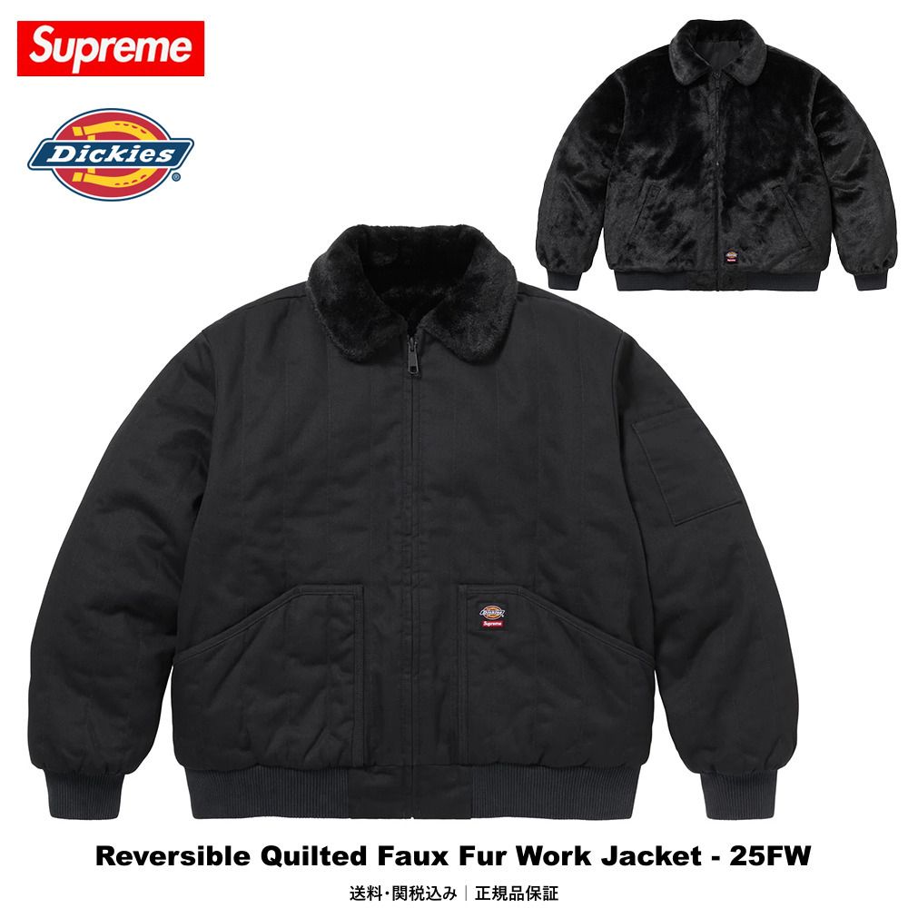 Supreme x Dickies】Reversible Faux Fur Work Jacket - 25FW (Supreme