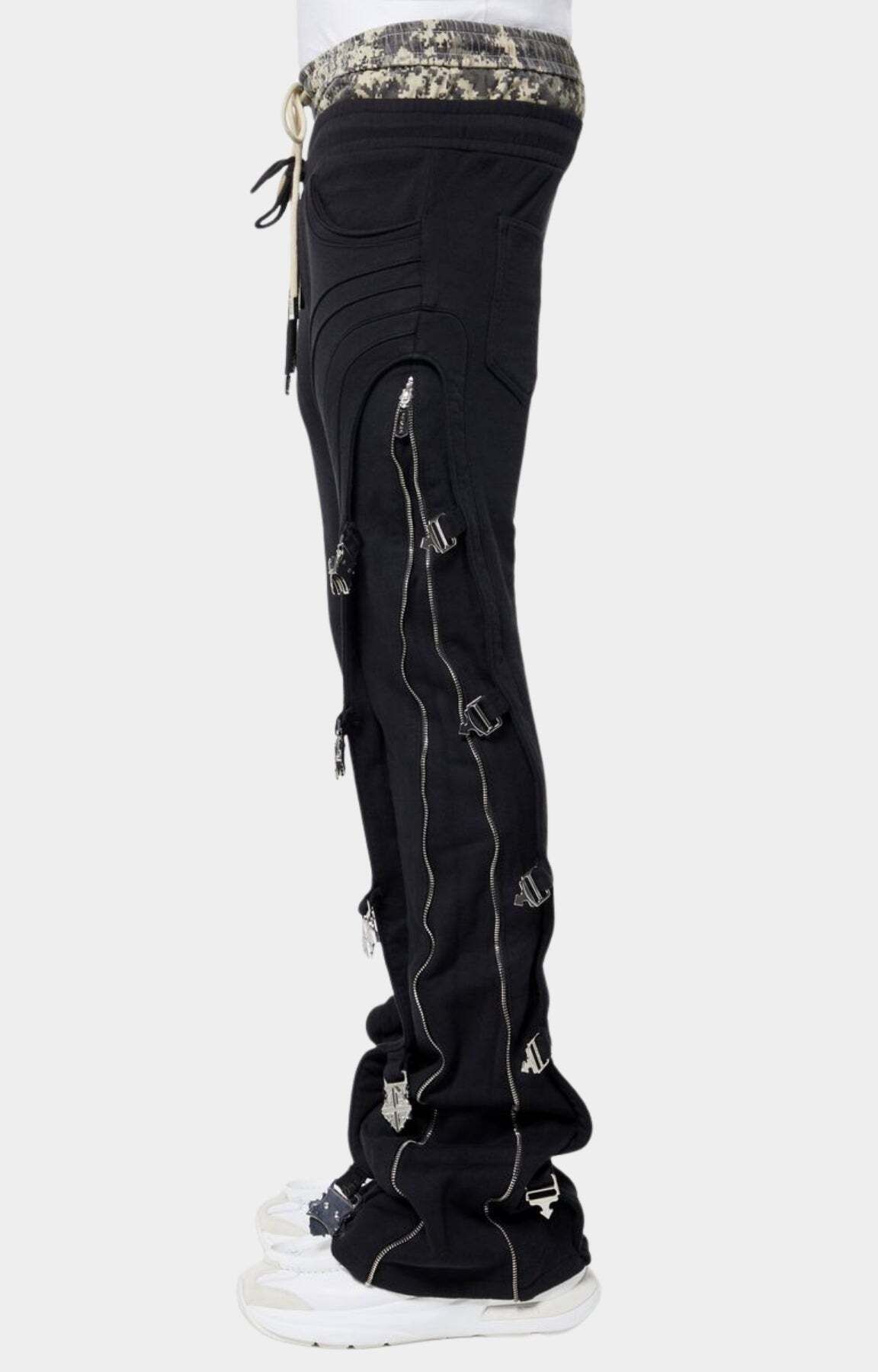 GUAPI】オブシディアン ブラック プレミアム スウェットパンツ (GUAPI