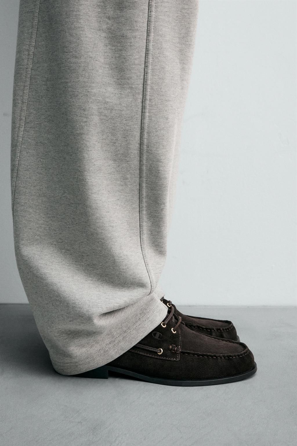 ☆ドイツ発*CHAMPION X ZARA*本革デッキシューズ☆ (ZARA/ドレス