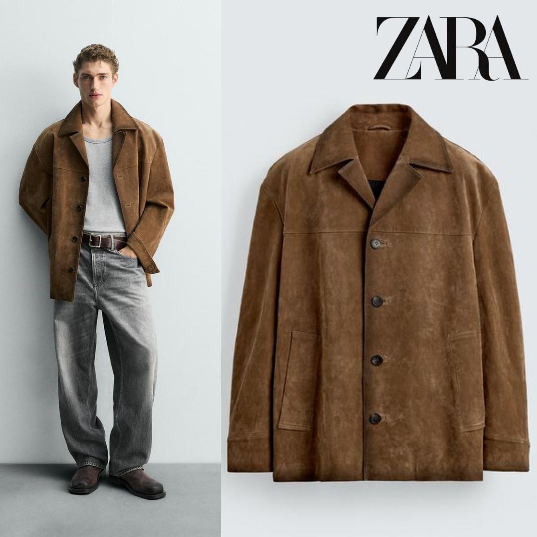 ZARA］LIMITED EDITION スエードレザージャケット (ZARA/レザー