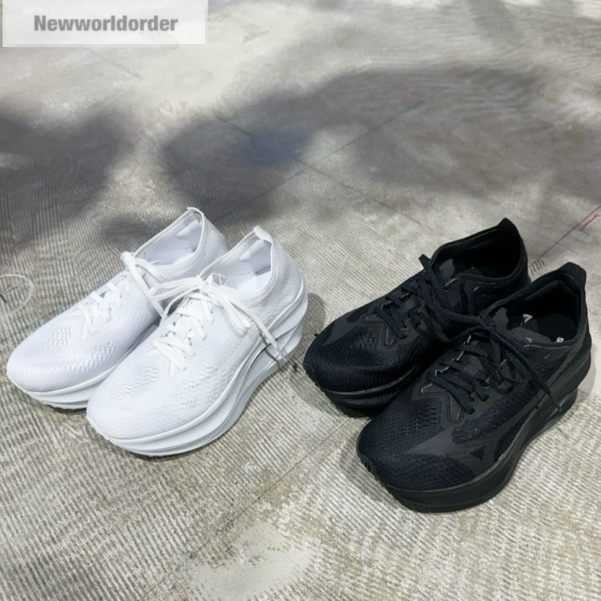 厚底デザイン】コムデギャルソン×ミズノWネームシューズ (COMME des