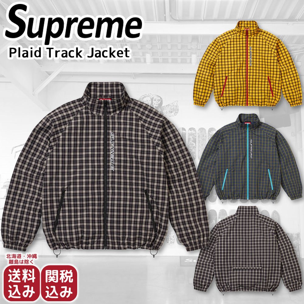 Supreme☆Plaid Track Jacket チェック柄 トラックジャケット (Supreme