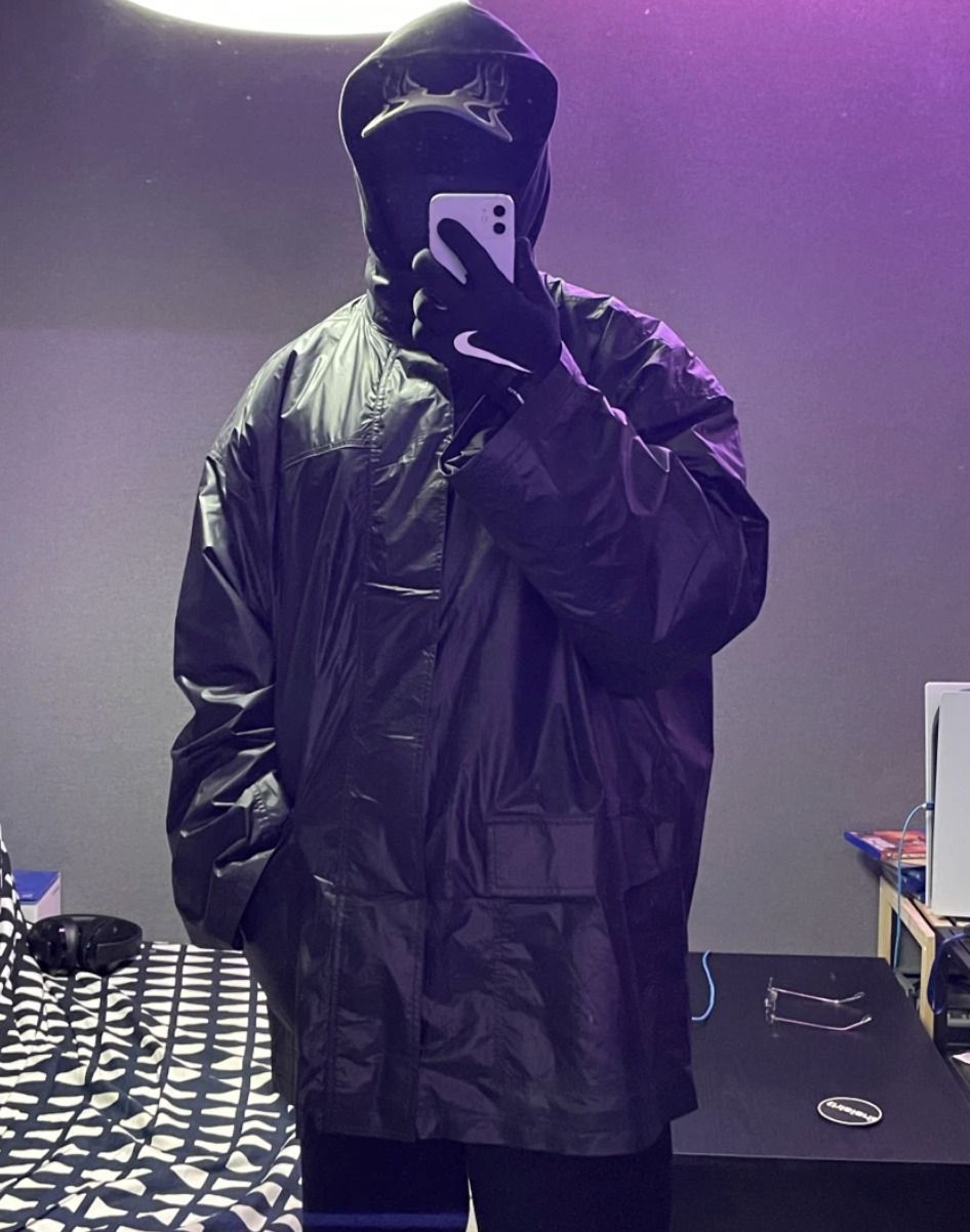 Yeezy Gap】Coated Cotton Light Parka Black☆韓国人気☆ (YEEZY