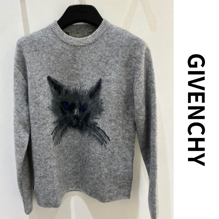 お洒落！】GIVENCHY ジバンシィ ねこ セーター グレー (GIVENCHY