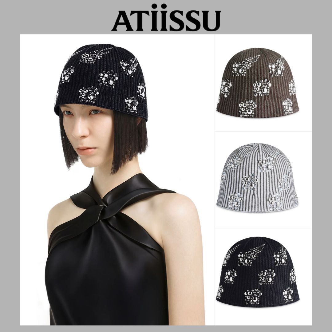 ATiiSSU】Shine Beanie 3色［送料関税込/韓国人気］ (ATiiSSU/ニット