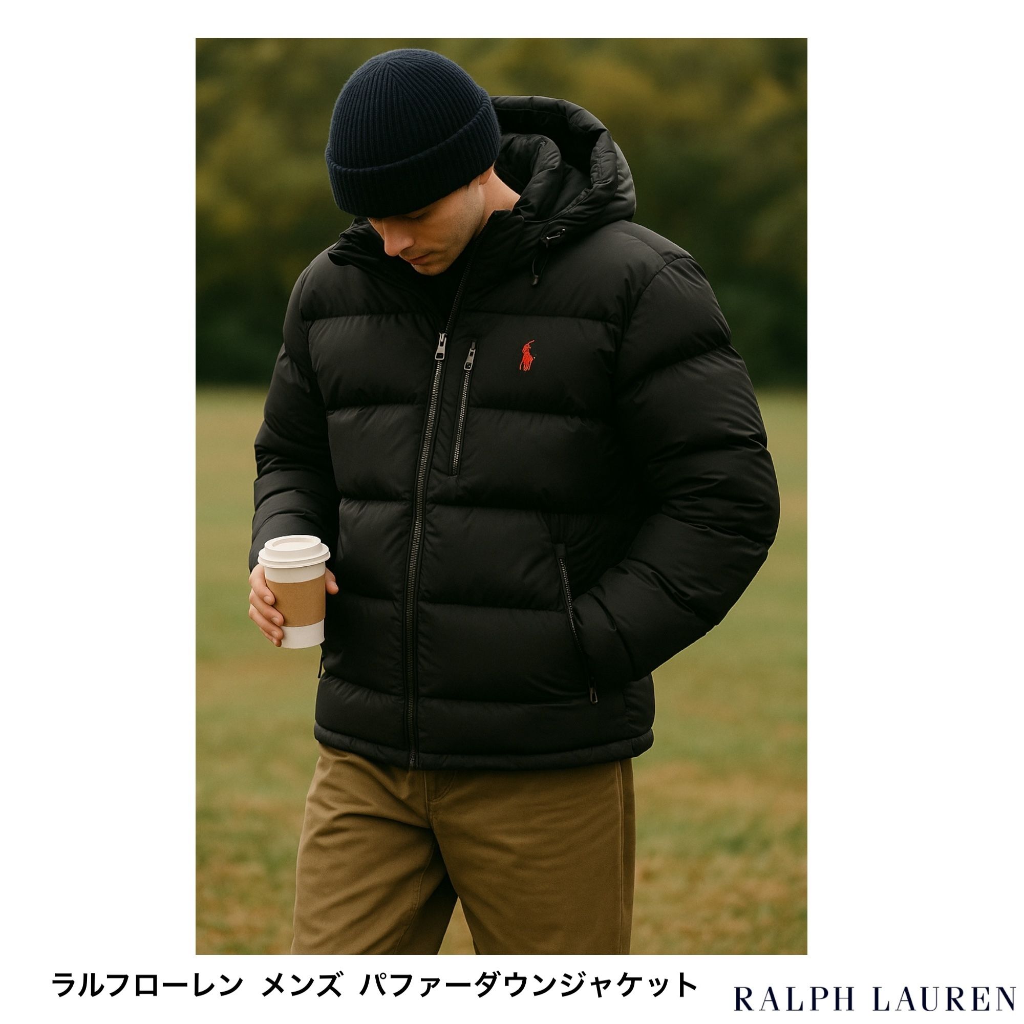 ラルフローレン] メンズ パファーダウンジャケット (Ralph Lauren