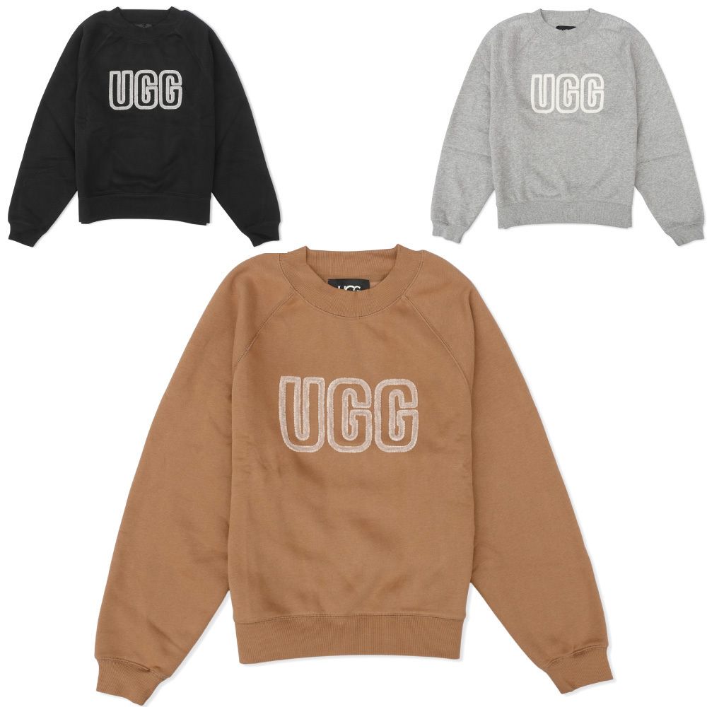 UGG アグ ロゴクルーネック スウェットLOGO CREWNECK トップス (UGG