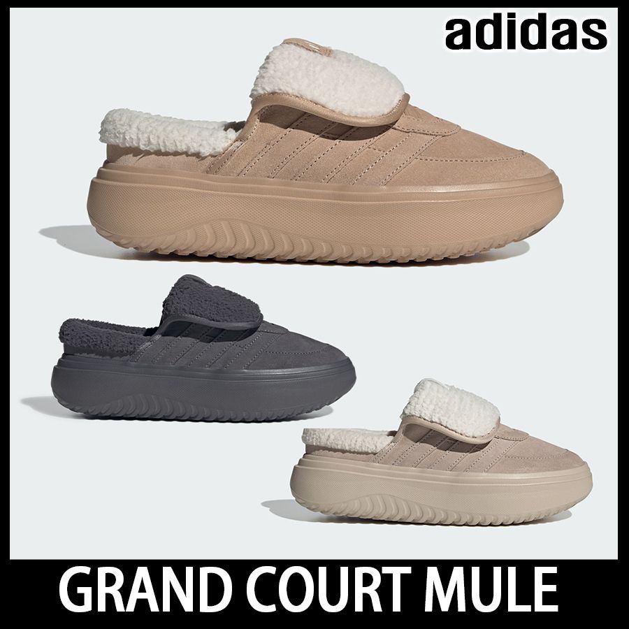 ☆adidas☆大人気☆W GRAND COURT MULE☆追跡可 (adidas/サンダル