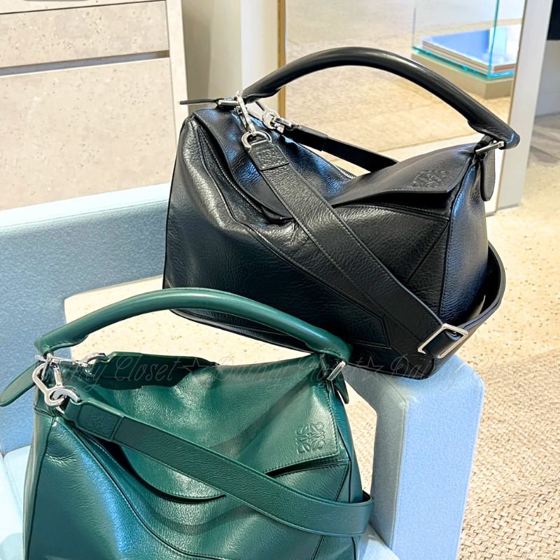 LEON掲載☆LOEWE ロエベ バッグ Puzzle ラージ ロゴ メンズ (LOEWE