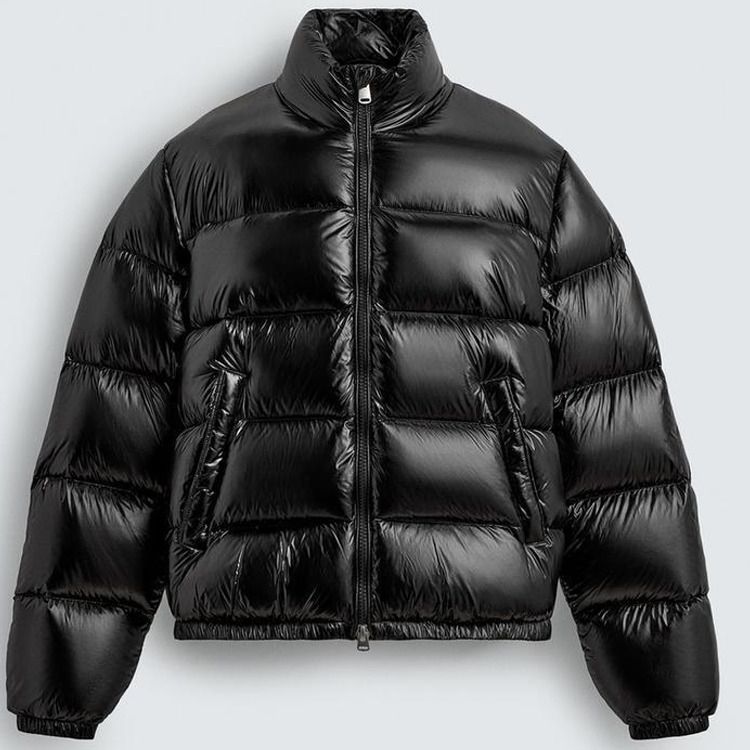 ZARA】100% フェザーパフジャケット ブラック | 3411/610/800 (ZARA