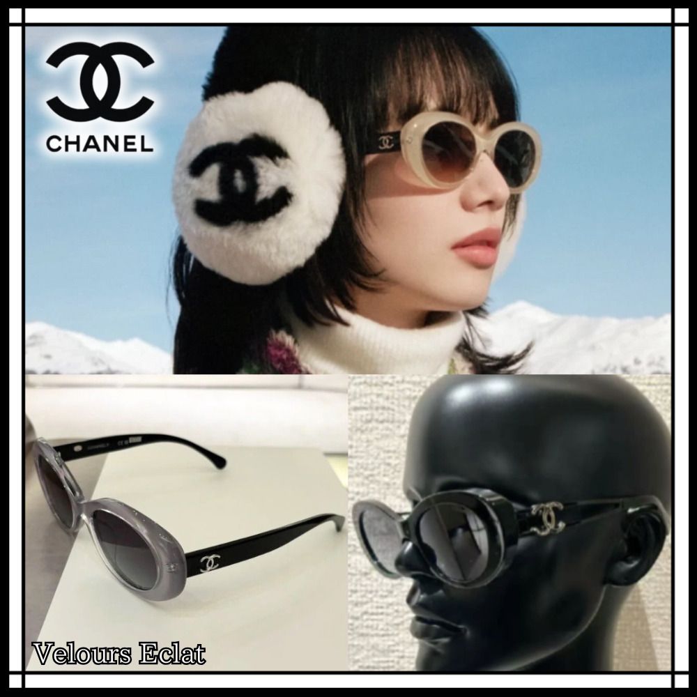 小松菜奈ちゃん着用♡【CHANEL】バイカラー サングラス (CHANEL